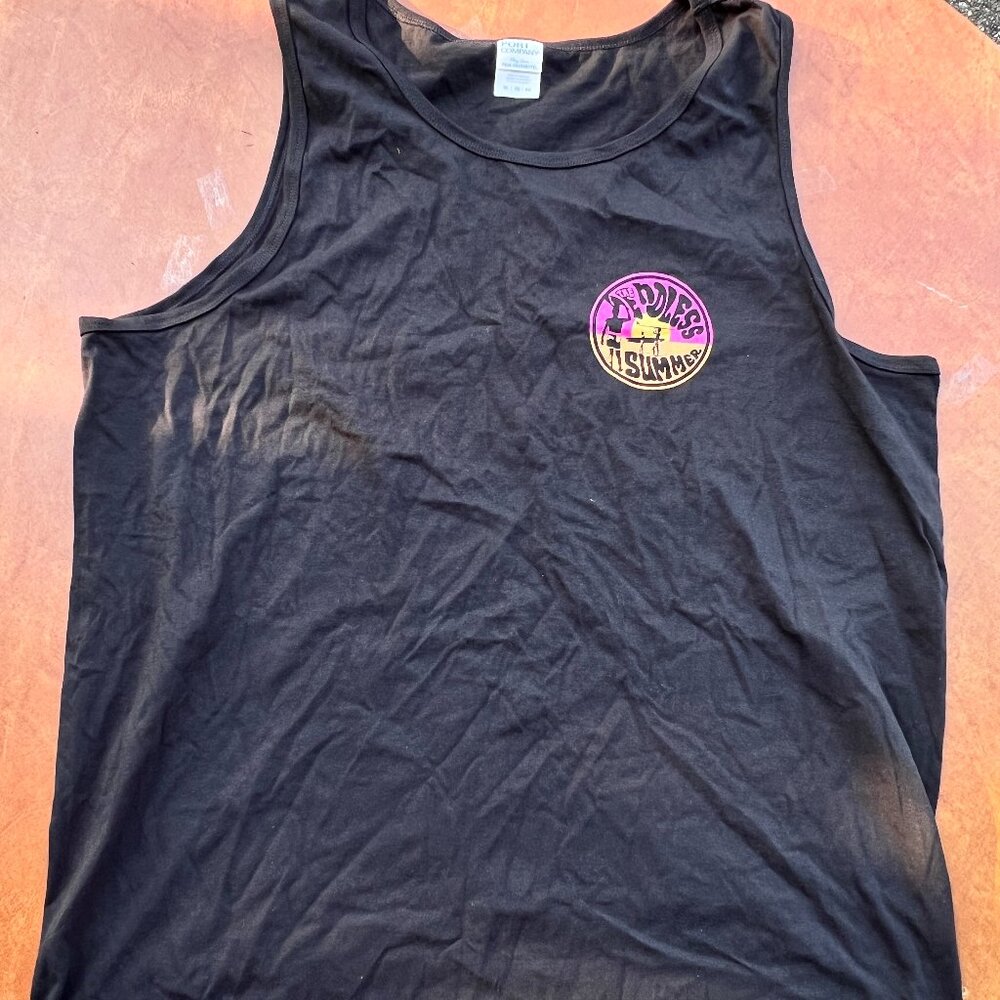 XL Women's The Endless Summer Classic Surf Movie Logo Tank Top Black